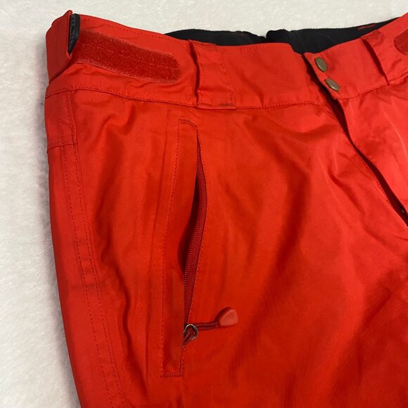 MOUNTAIN HARDWEAR WOMEN’S DRY Q SNOWBOARDING PANTS SKI SMALL ORANGE NYLON - Picture 5 of 16